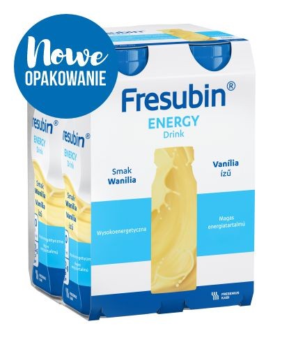 
                                                                                                      Fresubin Energy DRINK, smak waniliowy, 4x200 ml - Fresubin                                                                      
