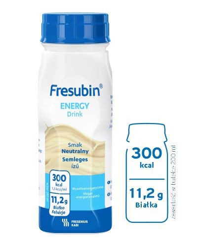 
                                                                                                      Fresubin Energy DRINK, smak neutralny, 4x200 ml - Fresubin                                                                      