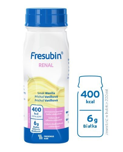 
                                                                                                      Fresubin Renal, smak waniliowy, 4x200 ml - Fresubin                                                                      