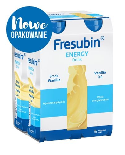 
                                                                                                      Fresubin Energy DRINK, smak waniliowy, 4x200 ml - Fresubin                                                                      