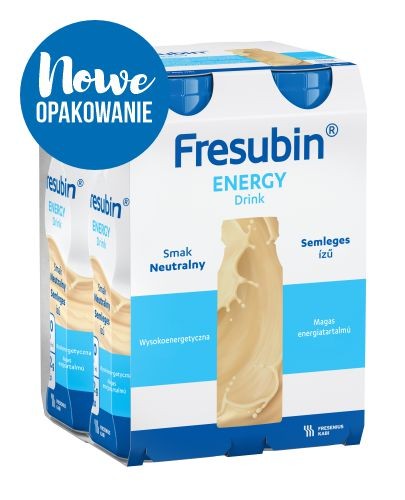 
                                                                                                      Fresubin Energy DRINK, smak neutralny, 4x200 ml - Fresubin                                                                      