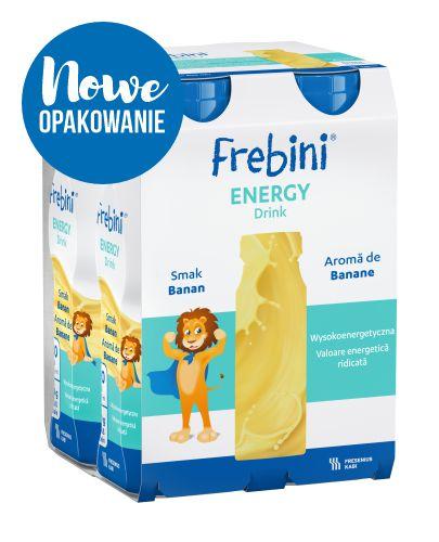 
                                                                                              Frebini Energy DRINK, smak bananowy, 4x200ml  - Sklep Fresubin 