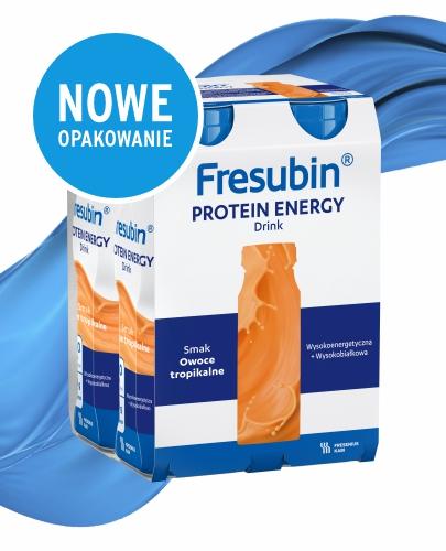 
                                                                                              Fresubin PROTEIN ENERGY Drink, smak owoce tropikalne, 4x200 ml - Sklep Fresubin 